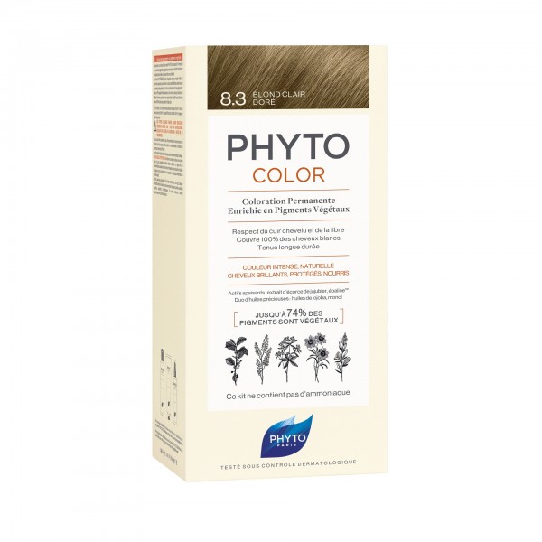 Phytocolor Coloração Tom 8.3 Louro Claro Dourado