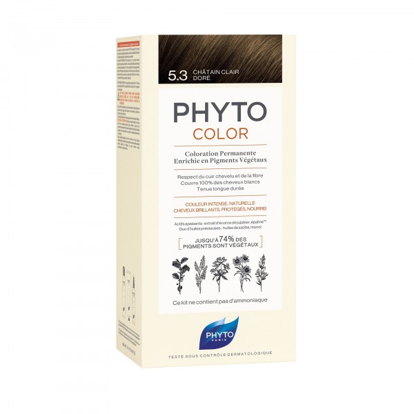 Phytocolor Coloração Tom 5.3 Castanho Claro Dourado