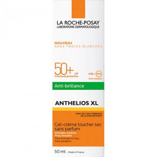 Anthelios XL Gel-Creme Toque Seco Antibrilho Sem Perfume FPS50+ 50ml