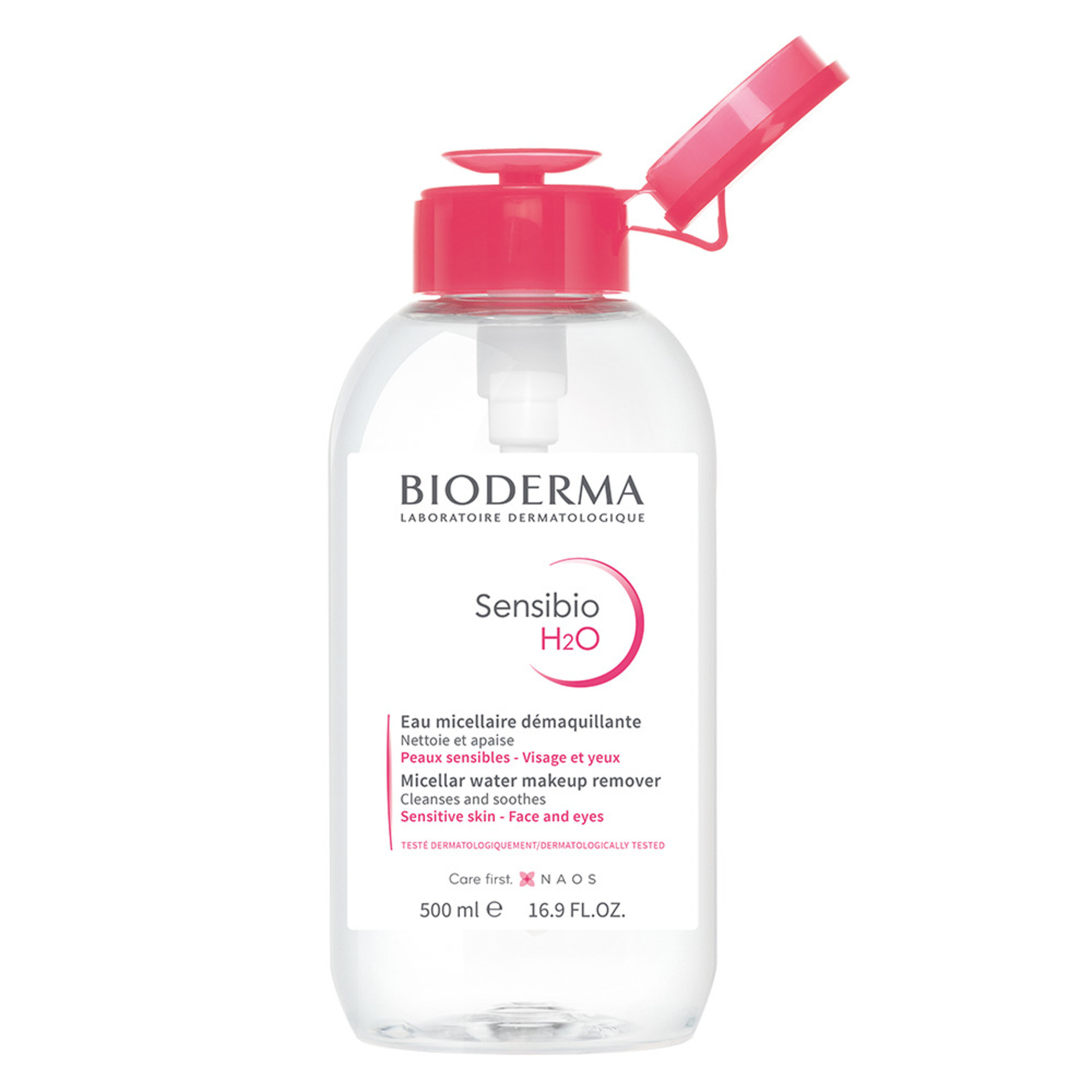 Bioderma Sensibio H2O Solution Micellaire Pump avec doseur 500ml