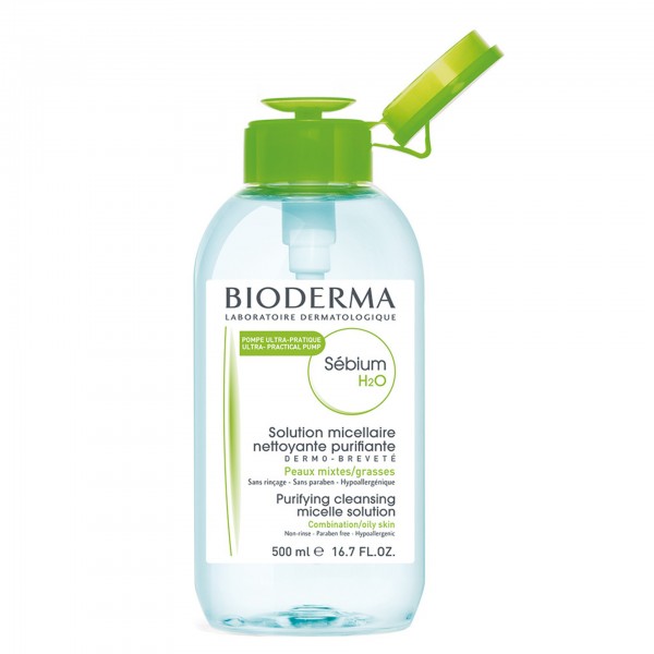Bioderma Sébium H2O Solution Micellaire Pump Reverse 500ml Bioderma Sébium H2O Solution Micellaire Pump Reverse 500ml