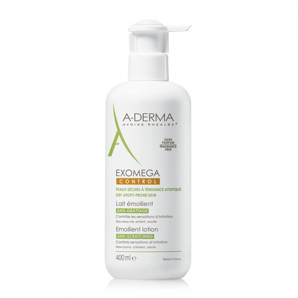 A-Derma Exomega Control Emollient Milk 400ml