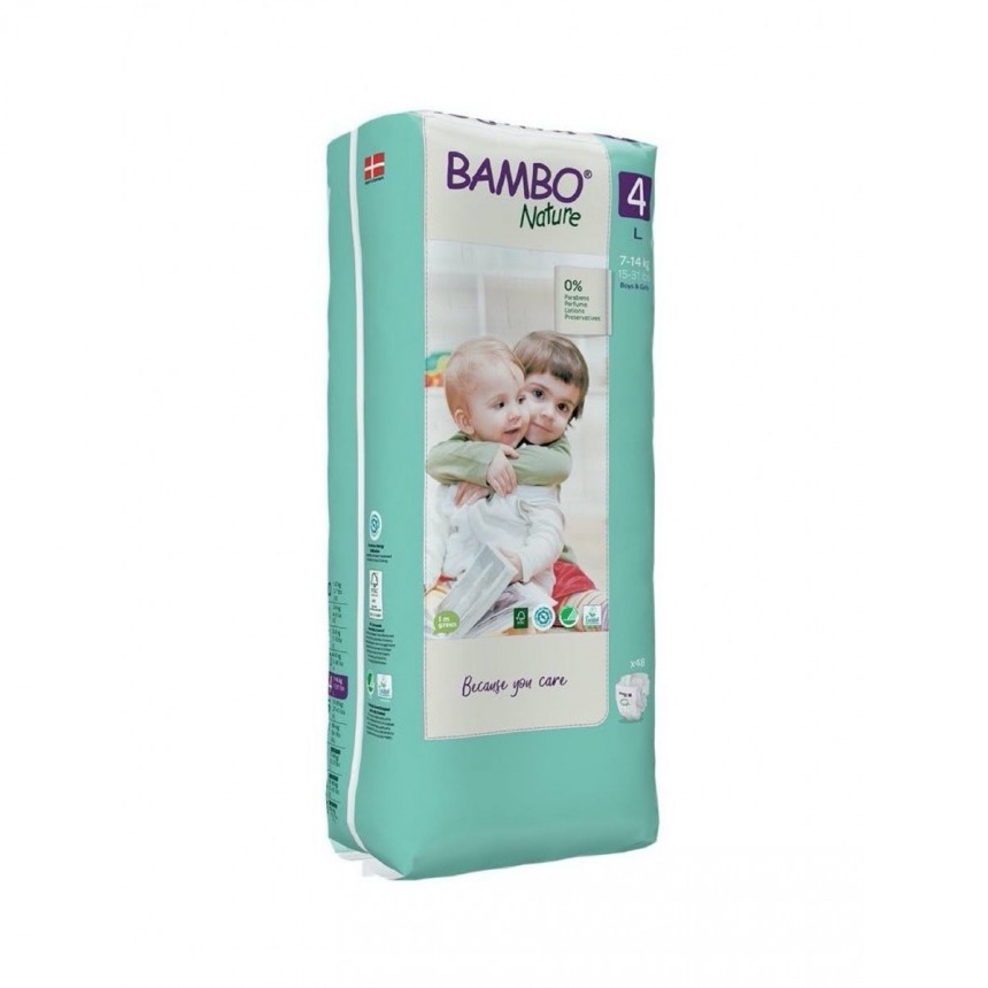 Fraldas Tamanho 4 (L) 7-14 kg (48 Fraldas)