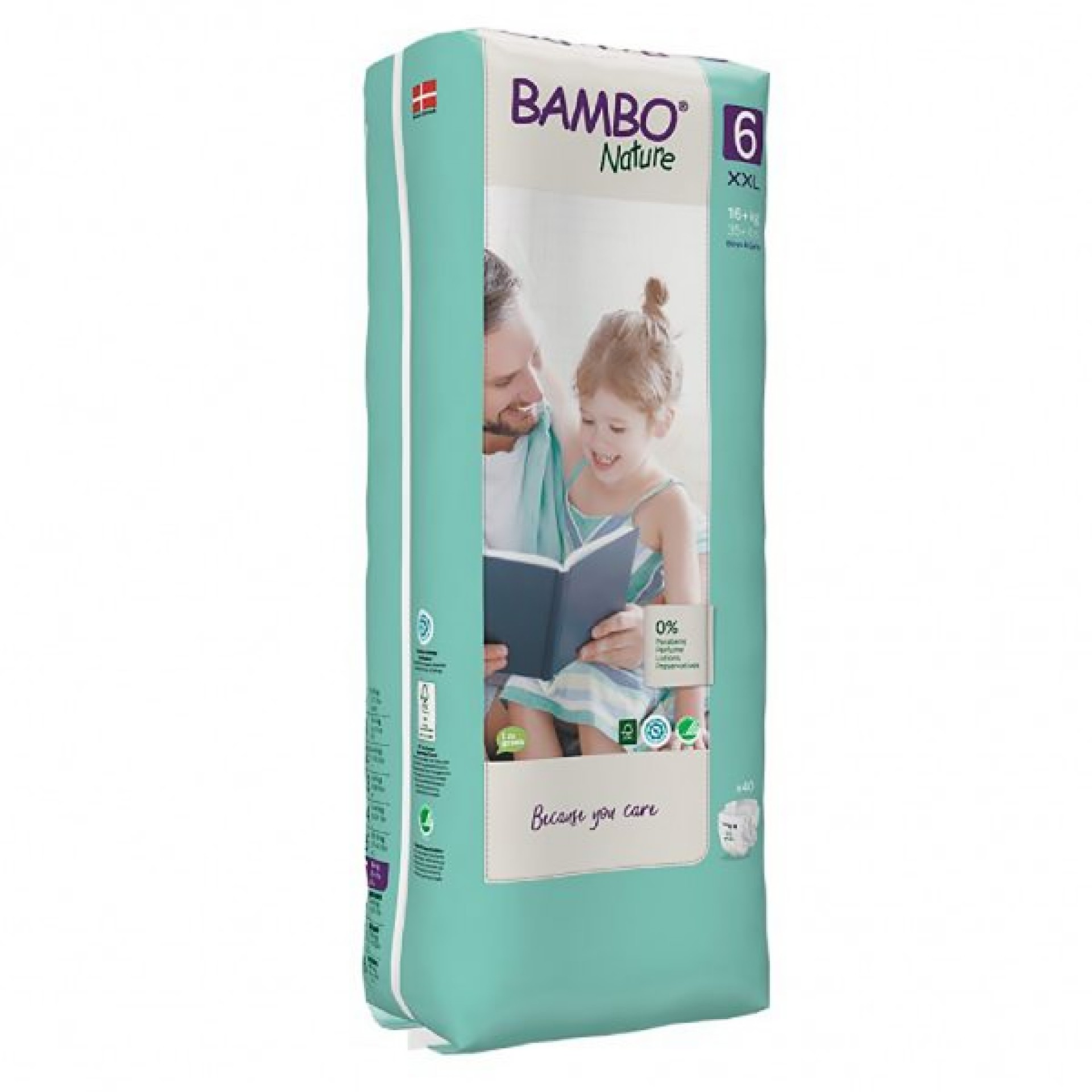 Fraldas 6 (XXL) 16+ kg (40 Fraldas)