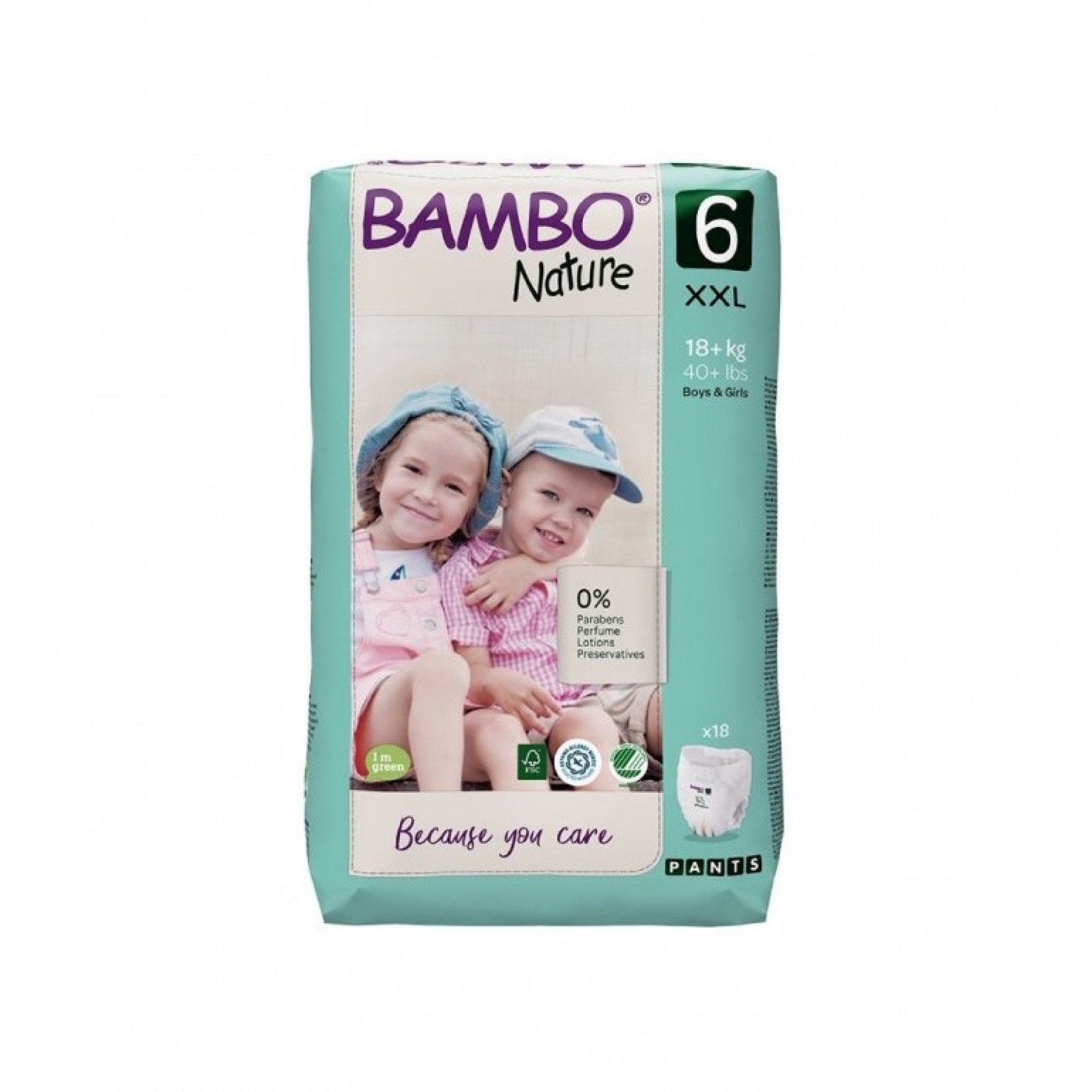 Fraldas Cueca Tamanho 6 (XXL) 16+ kg (18 Fraldas)