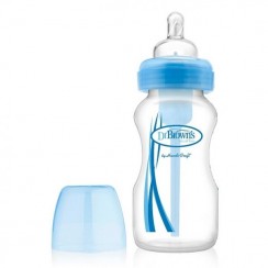 Dr. Brown's Options+ Wide Neck Bottle 270ml Blue