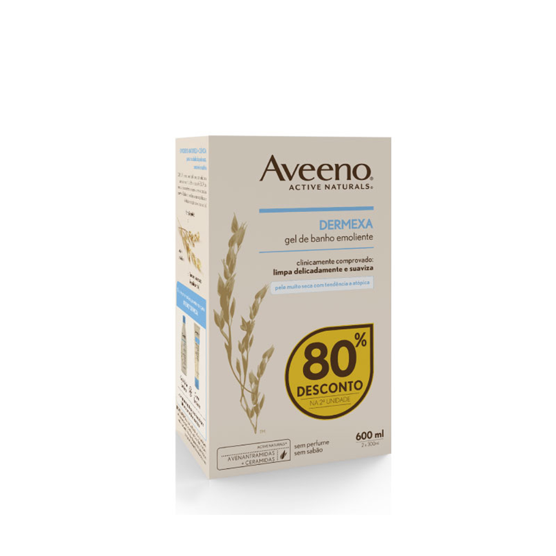 Aveeno Dermexa Emollient Bath Gel 2 x 300ml