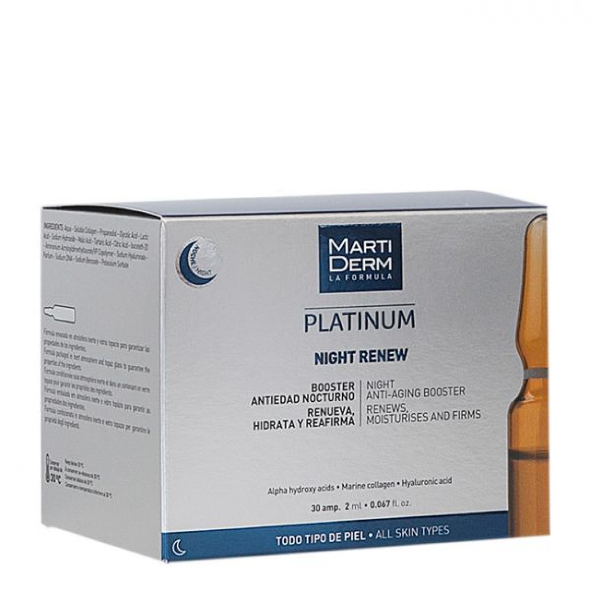 Martiderm Platinum Night René w 30 Ampoules