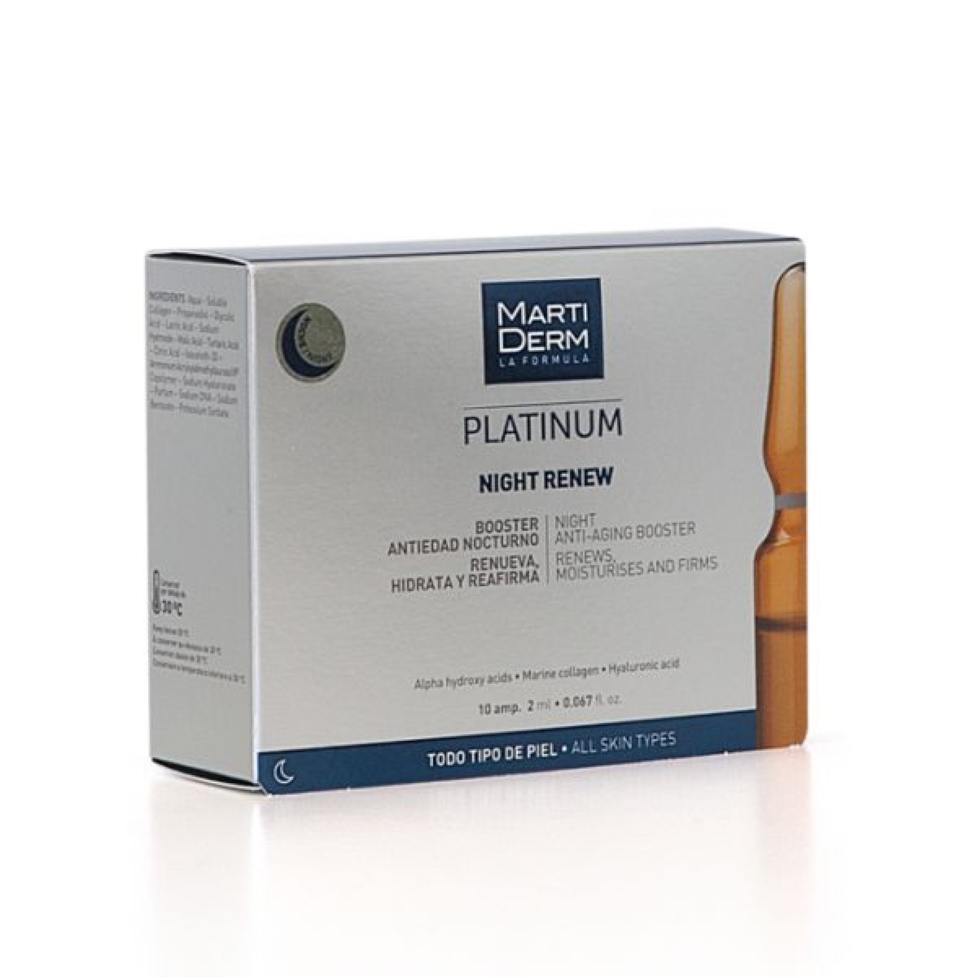 Martiderm Platinum Night René w 2ml x 10 Unités