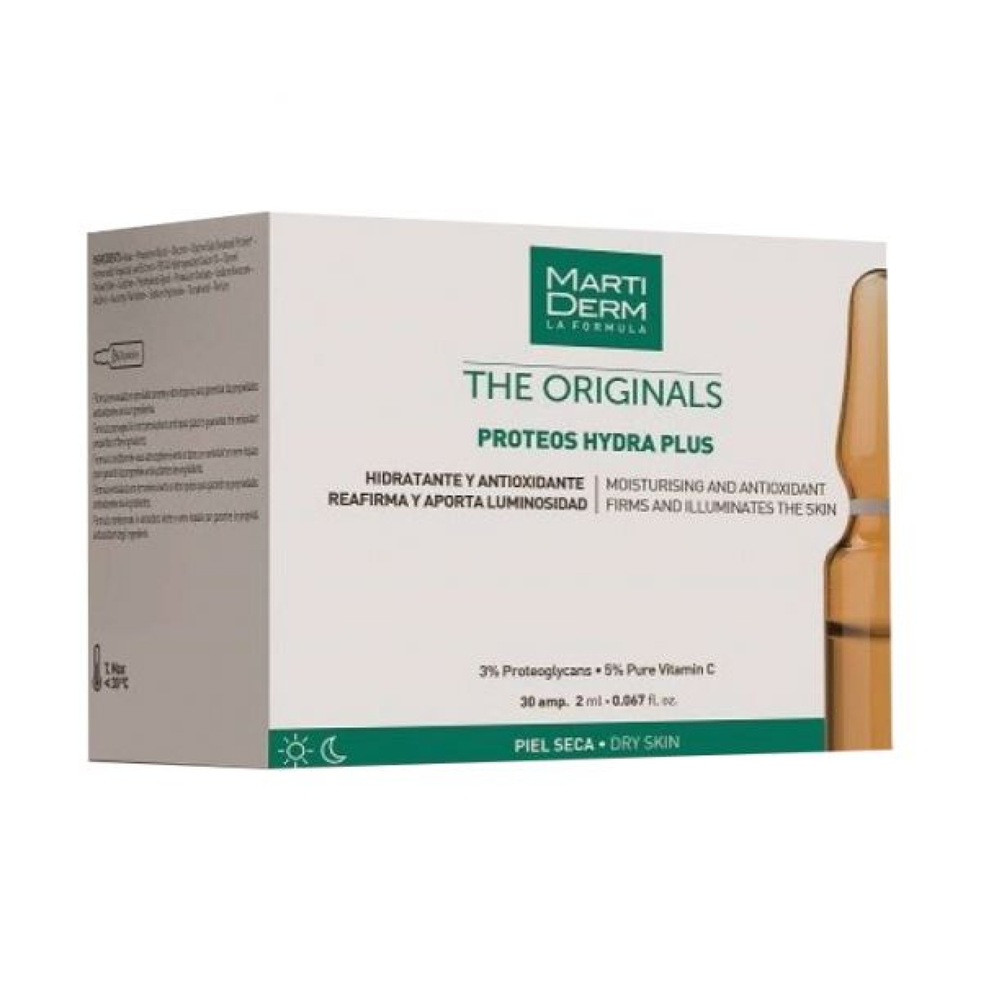 The Originals Proteos Hydra Plus Antioxidantes 2ml x 30 Ampolas