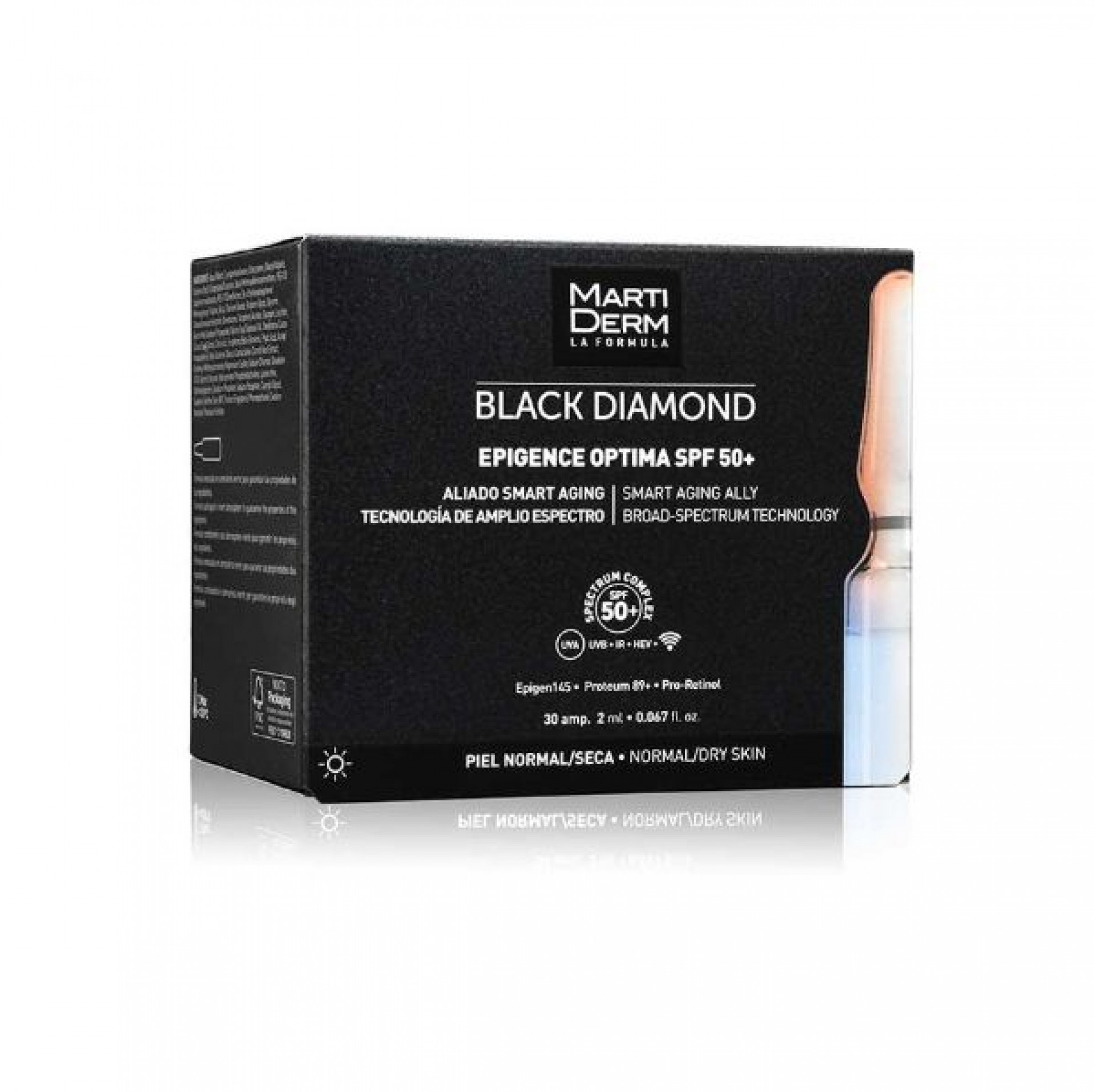 Martiderm Black Diamond Epigence Optima FPS50+ 30 Ampolas
