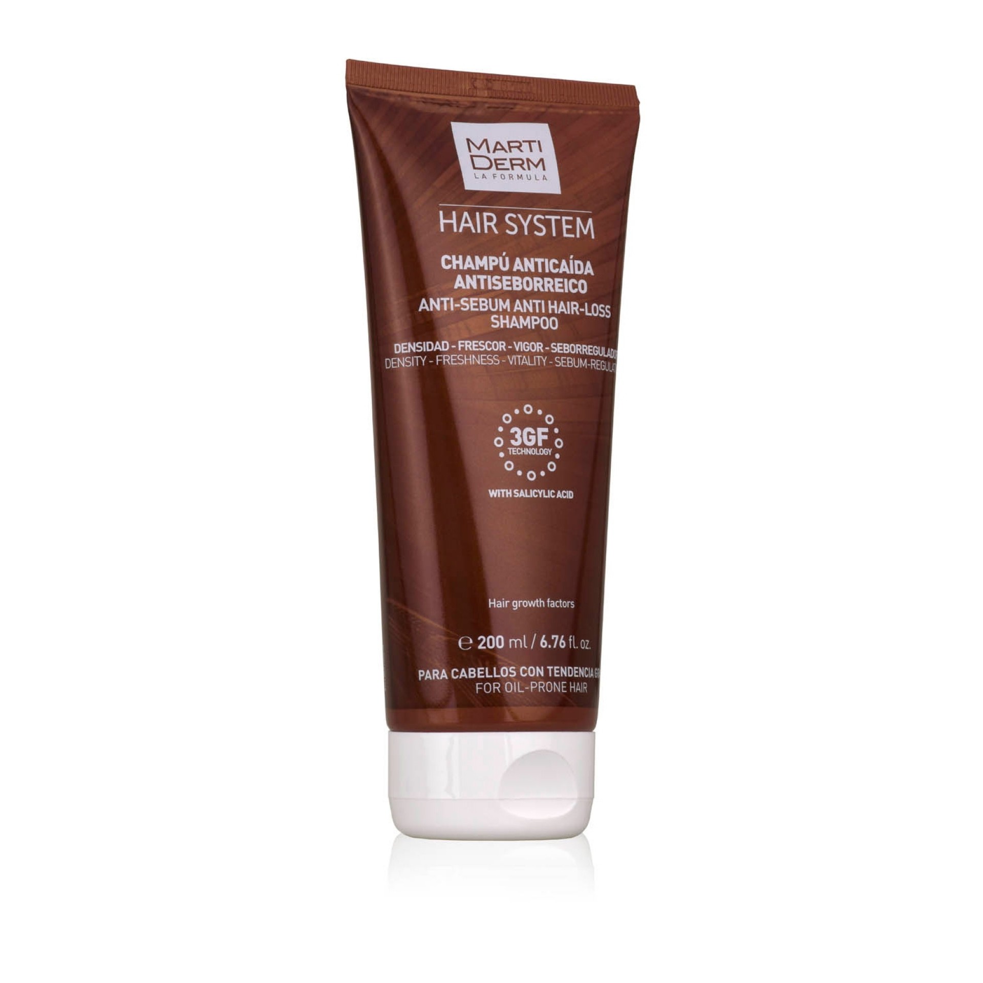 Hair System Shampoo Antiqueda Antiseborreico 200ml