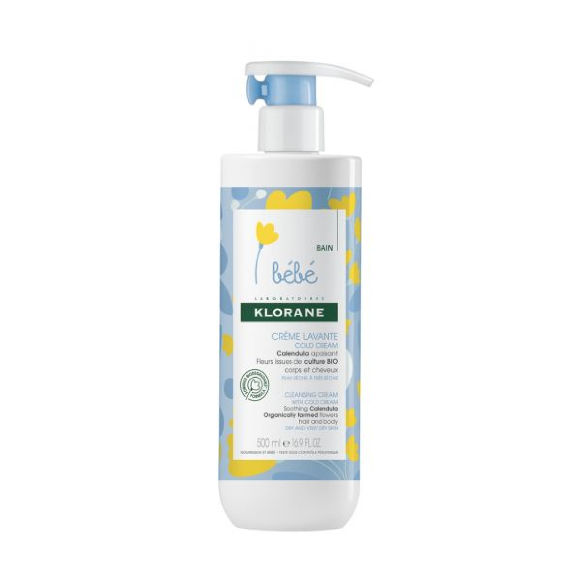 Klorane Bébé Crème Lavante 500ml