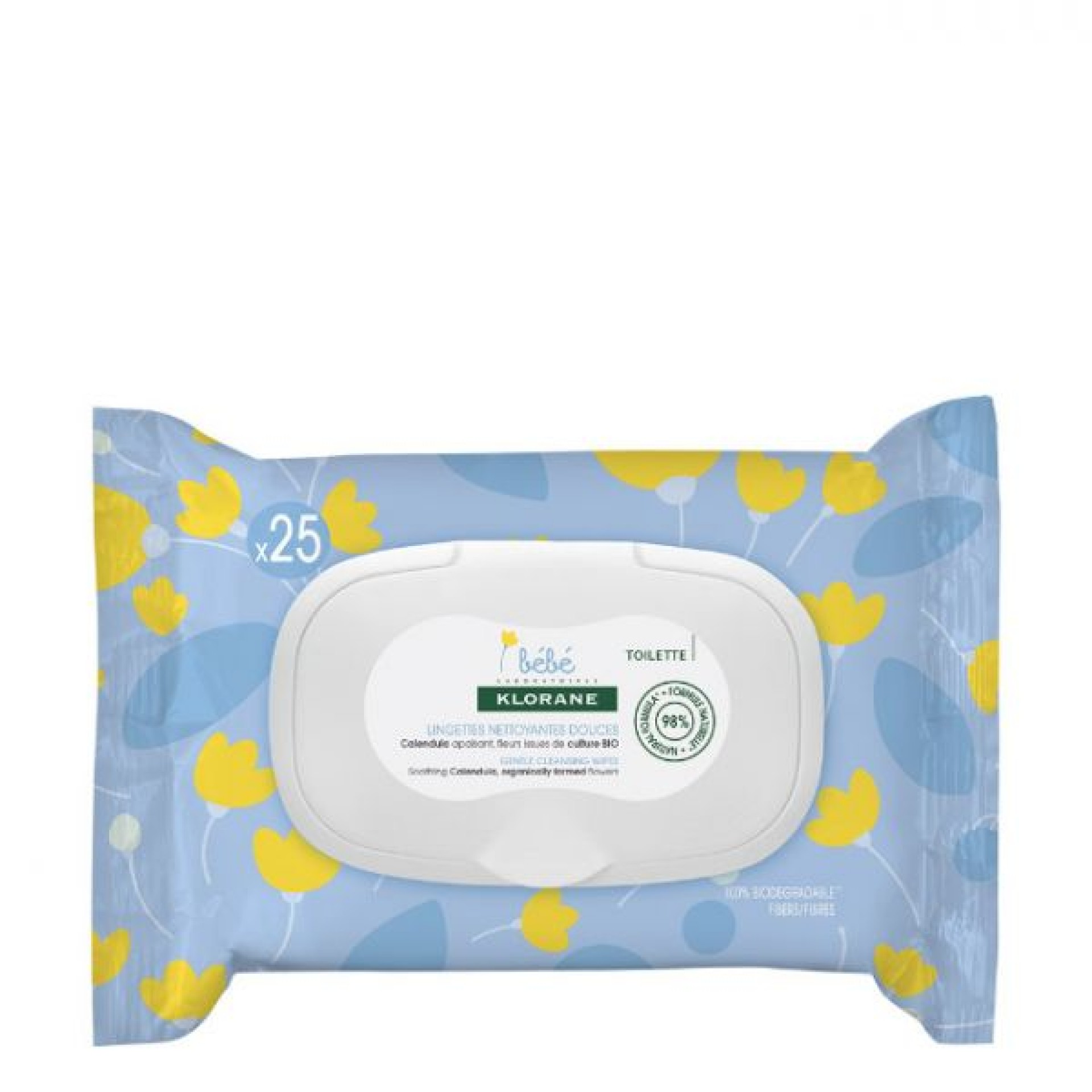 Klorane Baby Cleansing Wipes 25 units