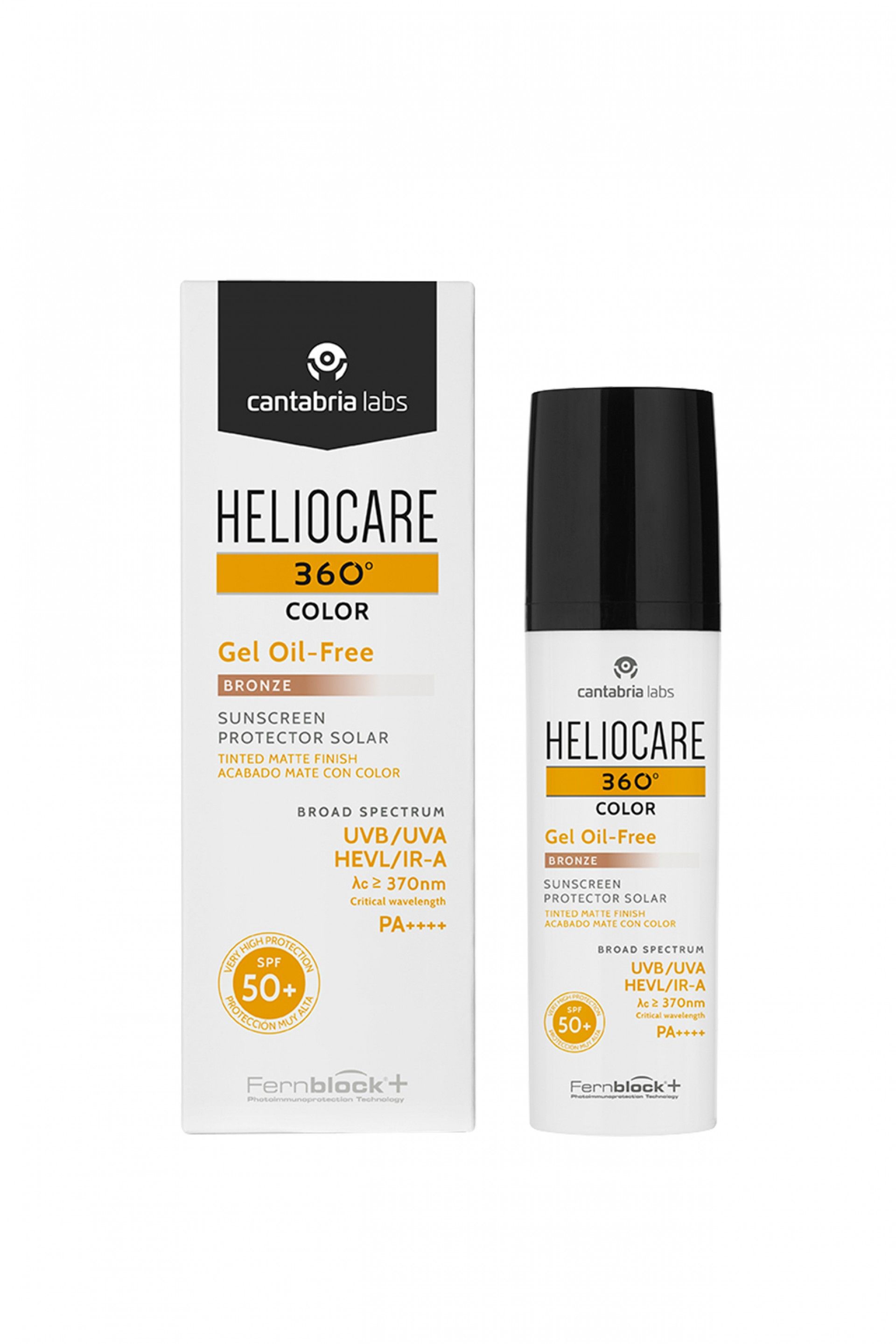 Heliocare 360 Gel Oil Free Bronze Tint SPF50+ 50ml