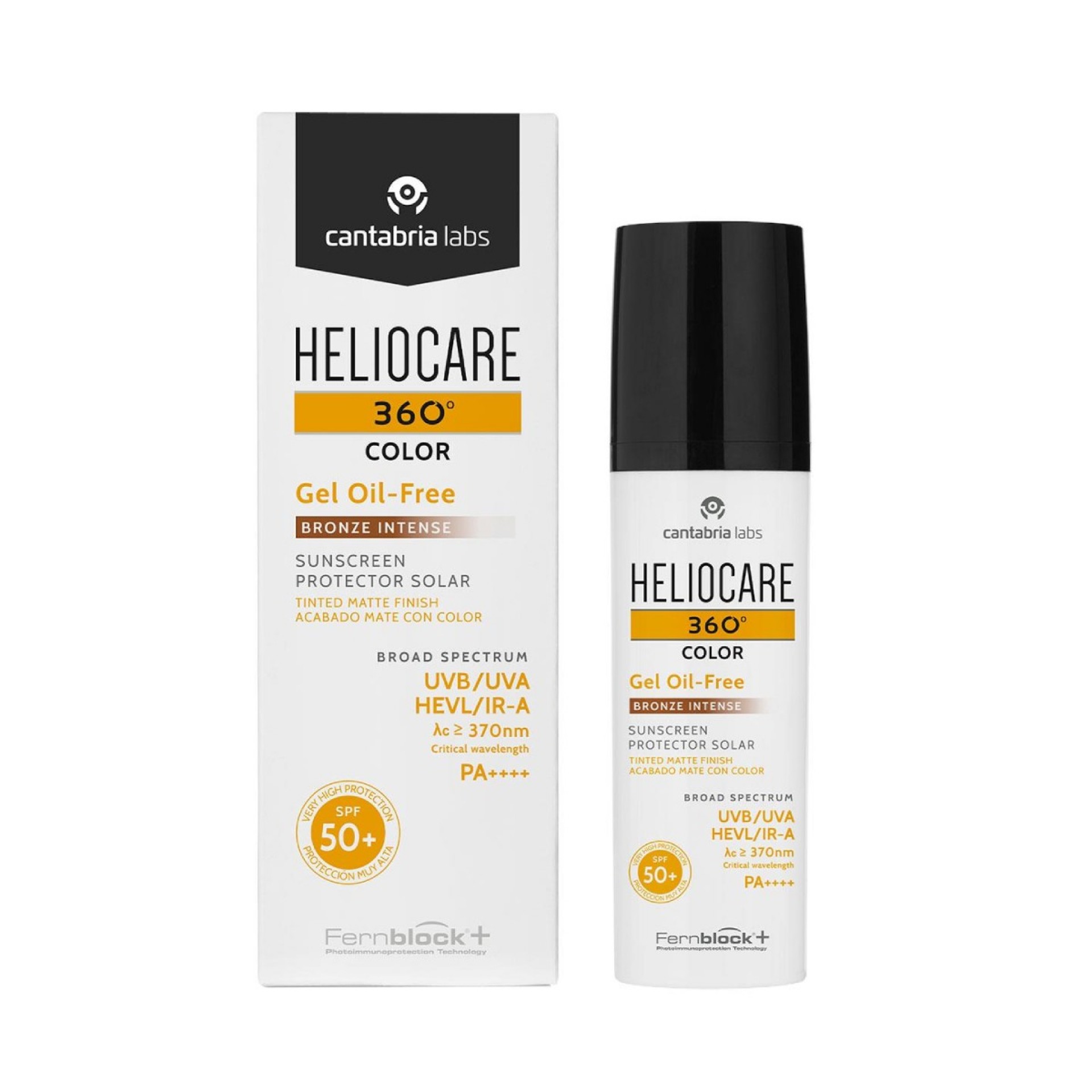 Heliocare 360 Color Oil-Free Sunscreen SPF50+ Intense Bronze 50ml