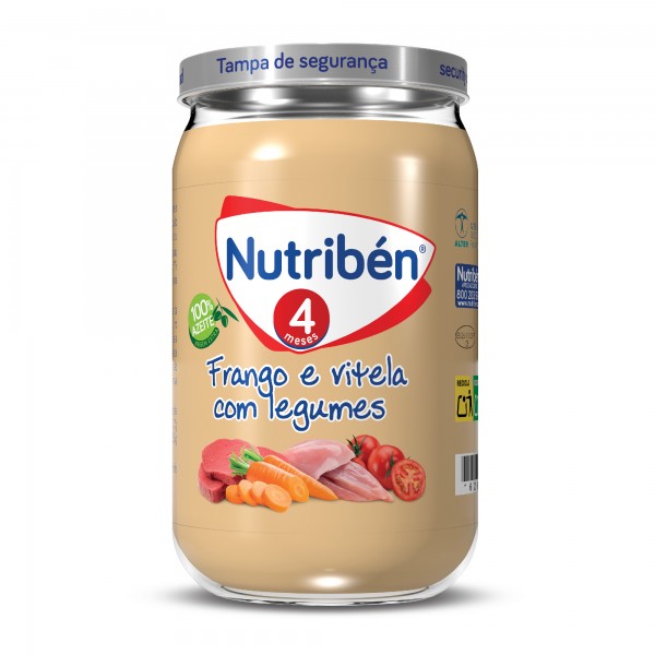Boião 6 Frango Vitela com Legumes 235g Boião 6 Frango Vitela com Legumes 235g