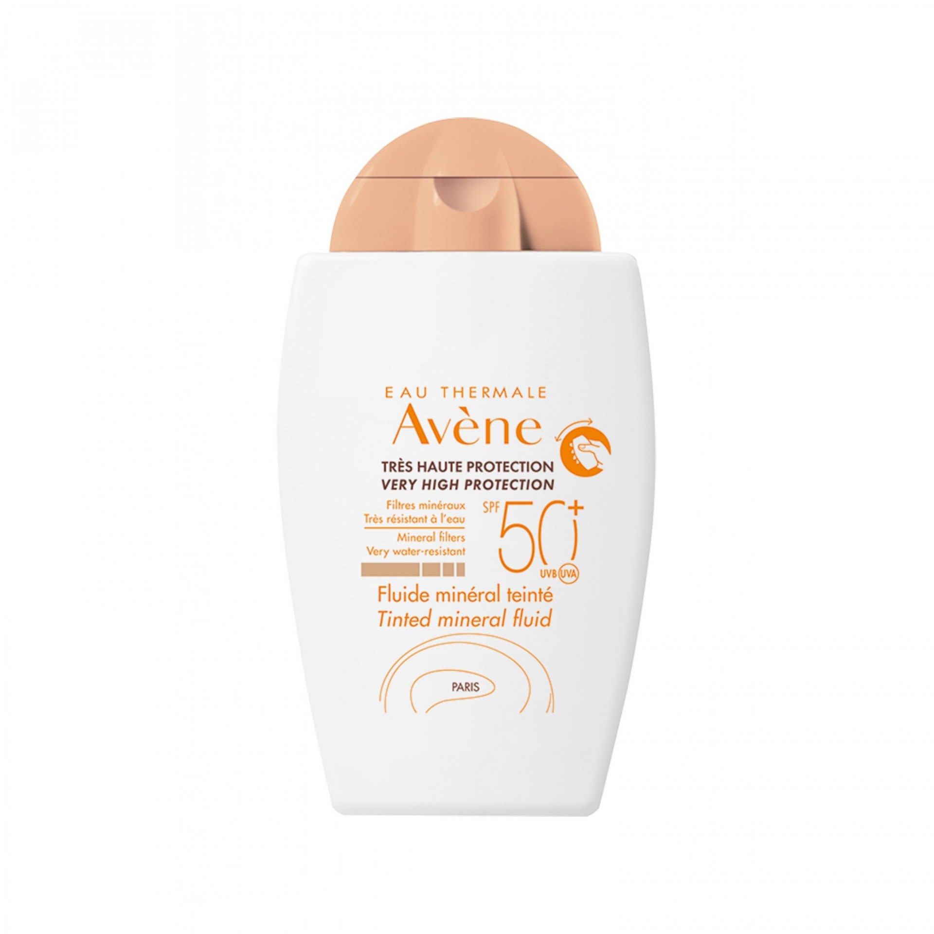 Avène Solaire Fluide Minéral 50+ Avec Couleur 40ml