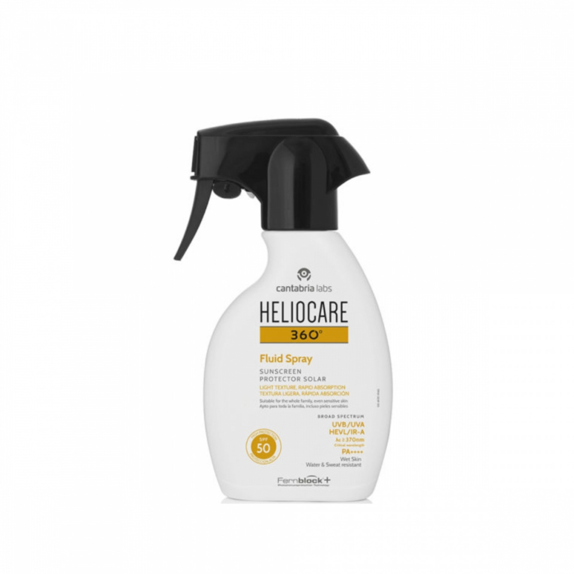Heliocare 360 Fluid Spray Sunscreen SPF50 250ml