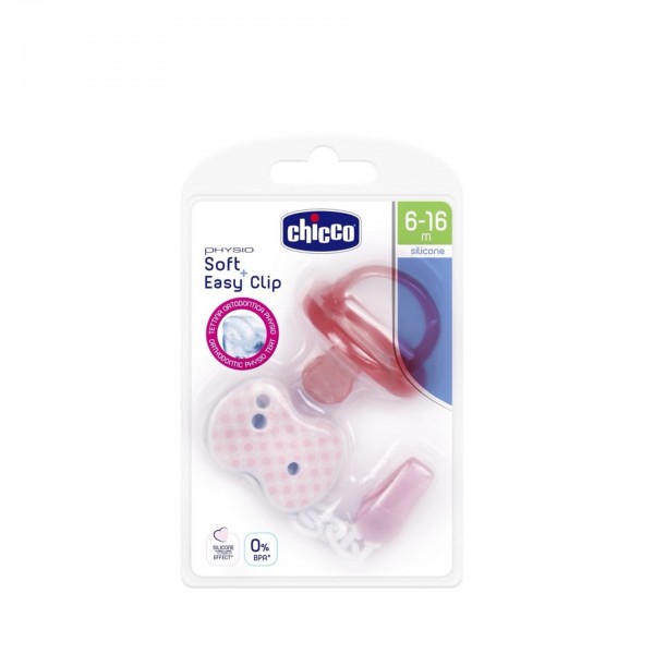 Chupeta Physio Soft Silicone e Clip 6-16m Chupeta Physio Soft Silicone e Clip 6-16m