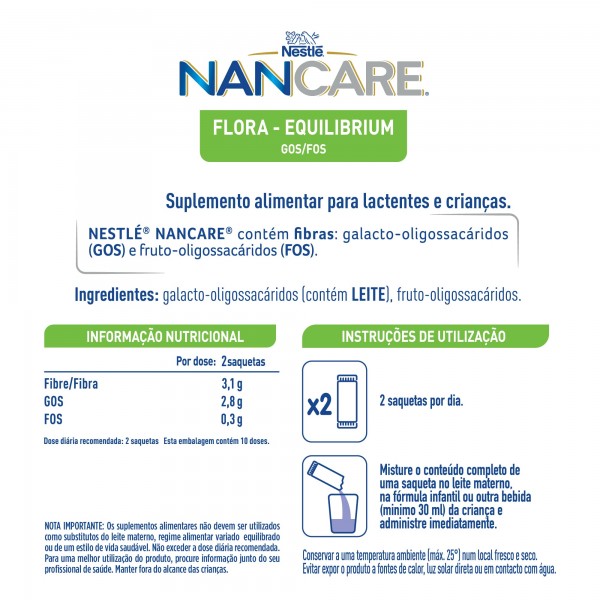 Nancare Flora Equilibrium Dietary Supplement for Infants Sachets 20x2.2g Nancare Flora Equilibrium Dietary Supplement for Infants Sachets 20x2.2g