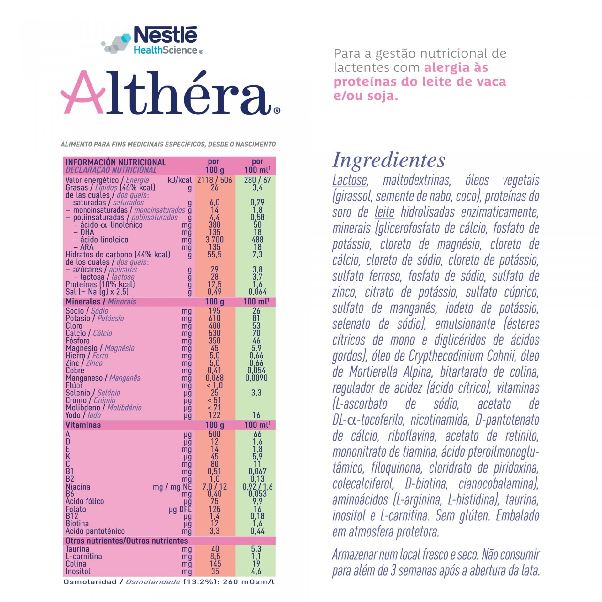 Althera Infant Formula from Birth Can 400g