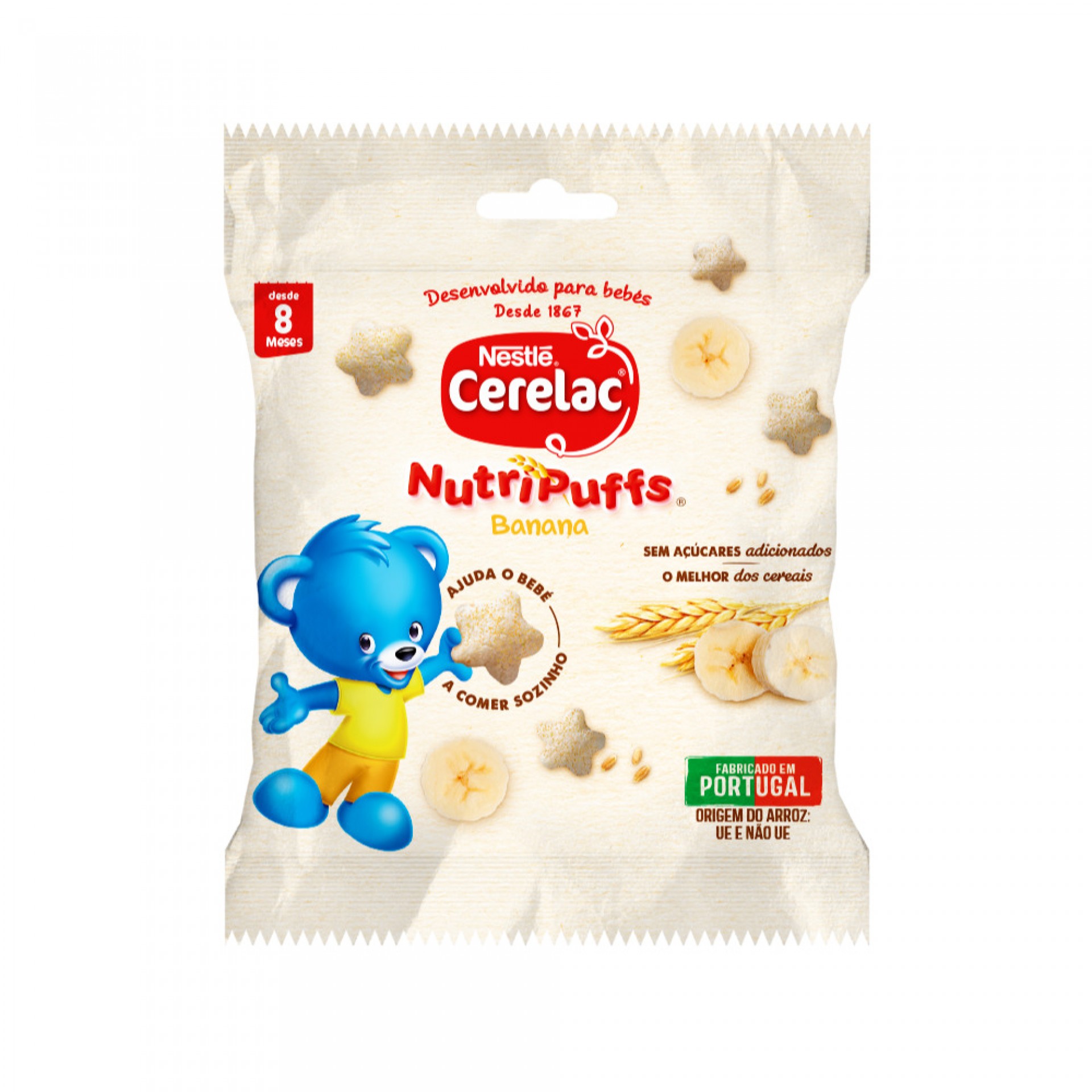 Cerelac Nutripuffs Baby Snack Banana +8 Months Pack 90g