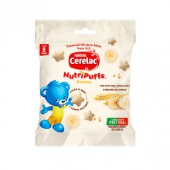 Cerelac Nutripuffs Snack Infantil Plátano +8 Meses Pack 7 Gr