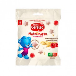 Cerelac Nutripuffs Snack Infantil Framboesa +8 Meses Emb. 7 Gr