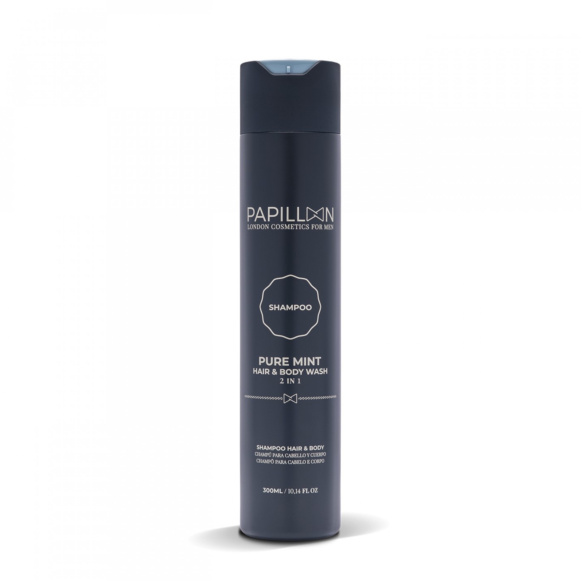 Papillon Shampooing Cheveux et Barbe Pure Mint 300ml