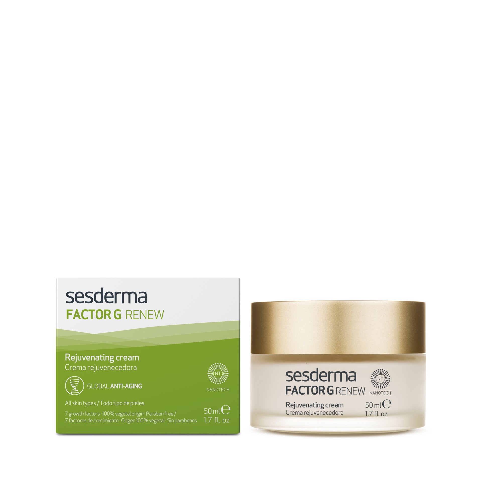 Sesderma Factor G Renew Creme Regenerador e Antienvelhecimento 50ml