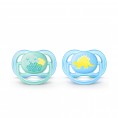 2 Chupetas Ultra Air Deco Boy 0-6m 2 Chupetas Ultra Air Deco Boy 0-6m