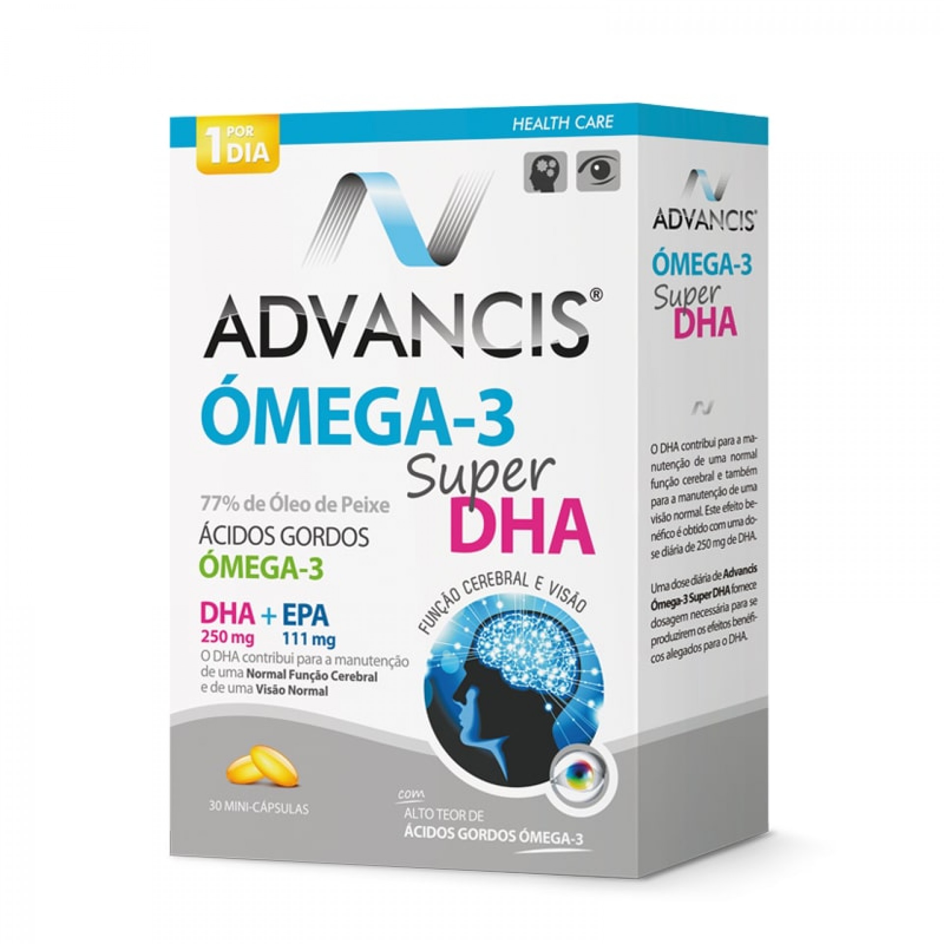 Advancis Oméga 3 Super DHA 30 Capsules