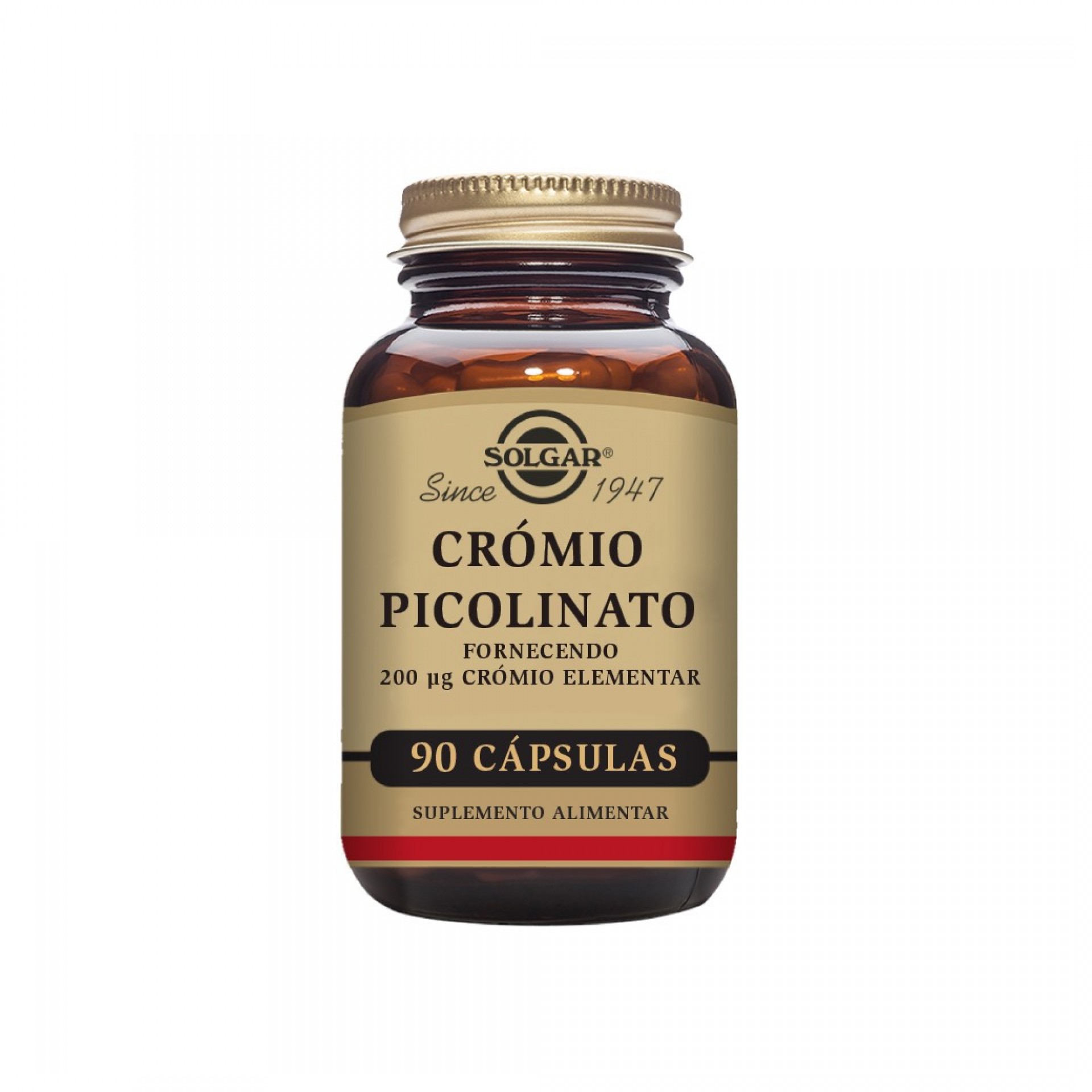 Solgar Chrome Picolinate 200mcg 90 Gélules