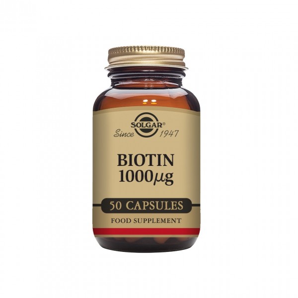 Solgar Biotin 1000mcg 50 Capsules