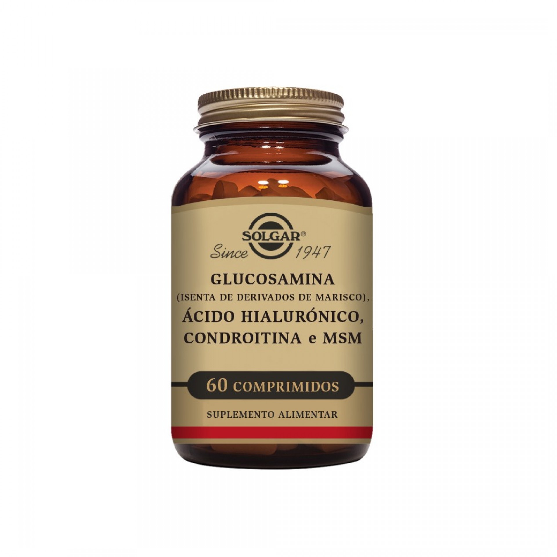 Solgar Glucosamine, Hyaluronic Acid, Chondroitin & MSM 60 Tablets