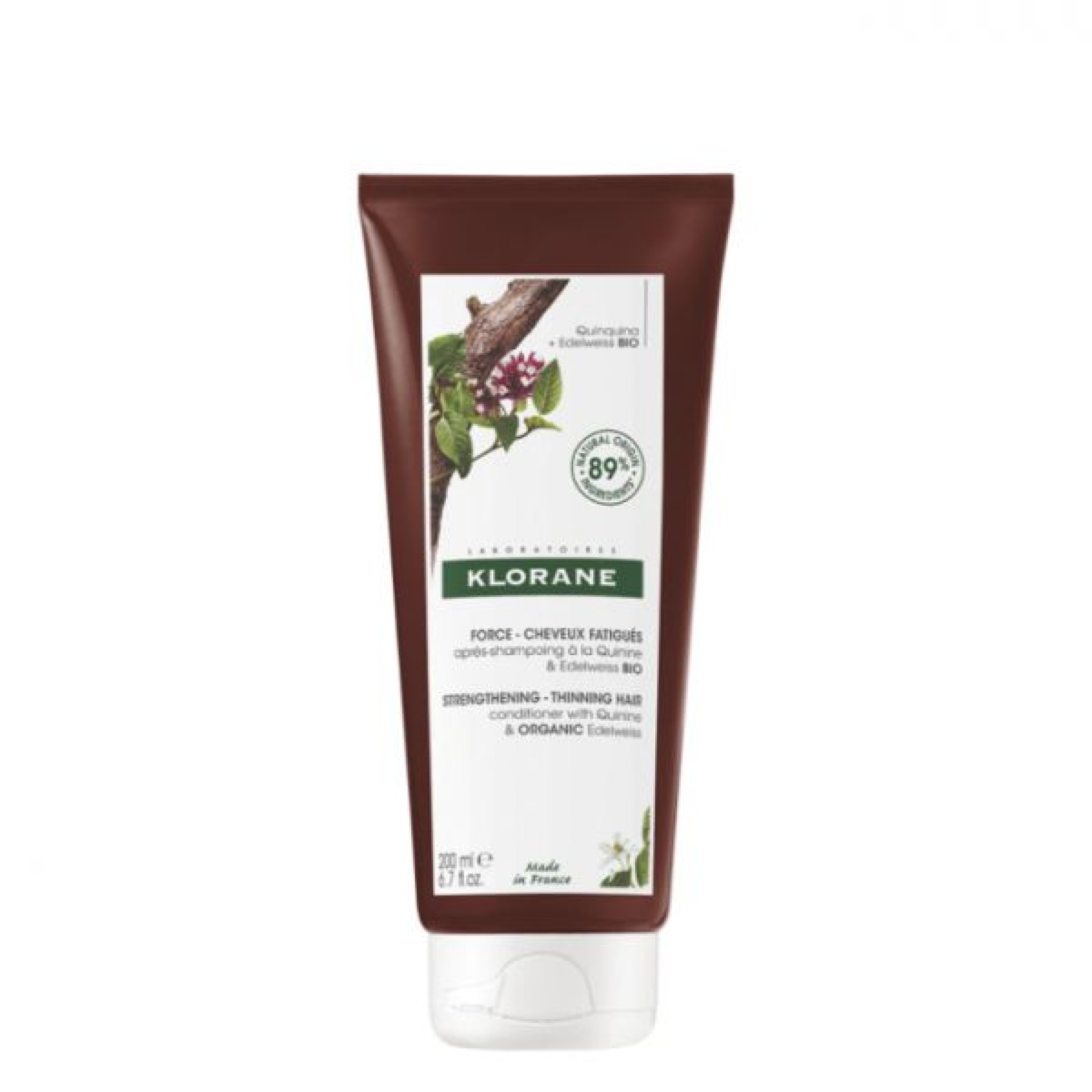 Klorane Acondicionador con Quinina y Edelweiss BIO 200ml