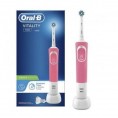 Oral B Vitality 100 Escova de Dentes Elétrica CrossAction Rosa