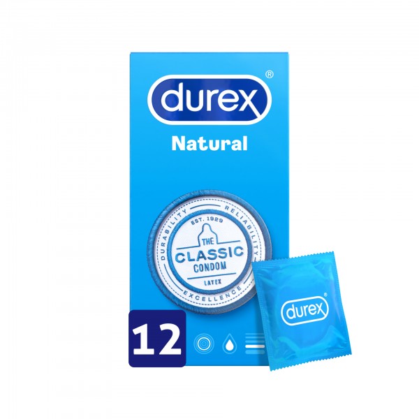 Durex Prservatif Naturel Plus x12