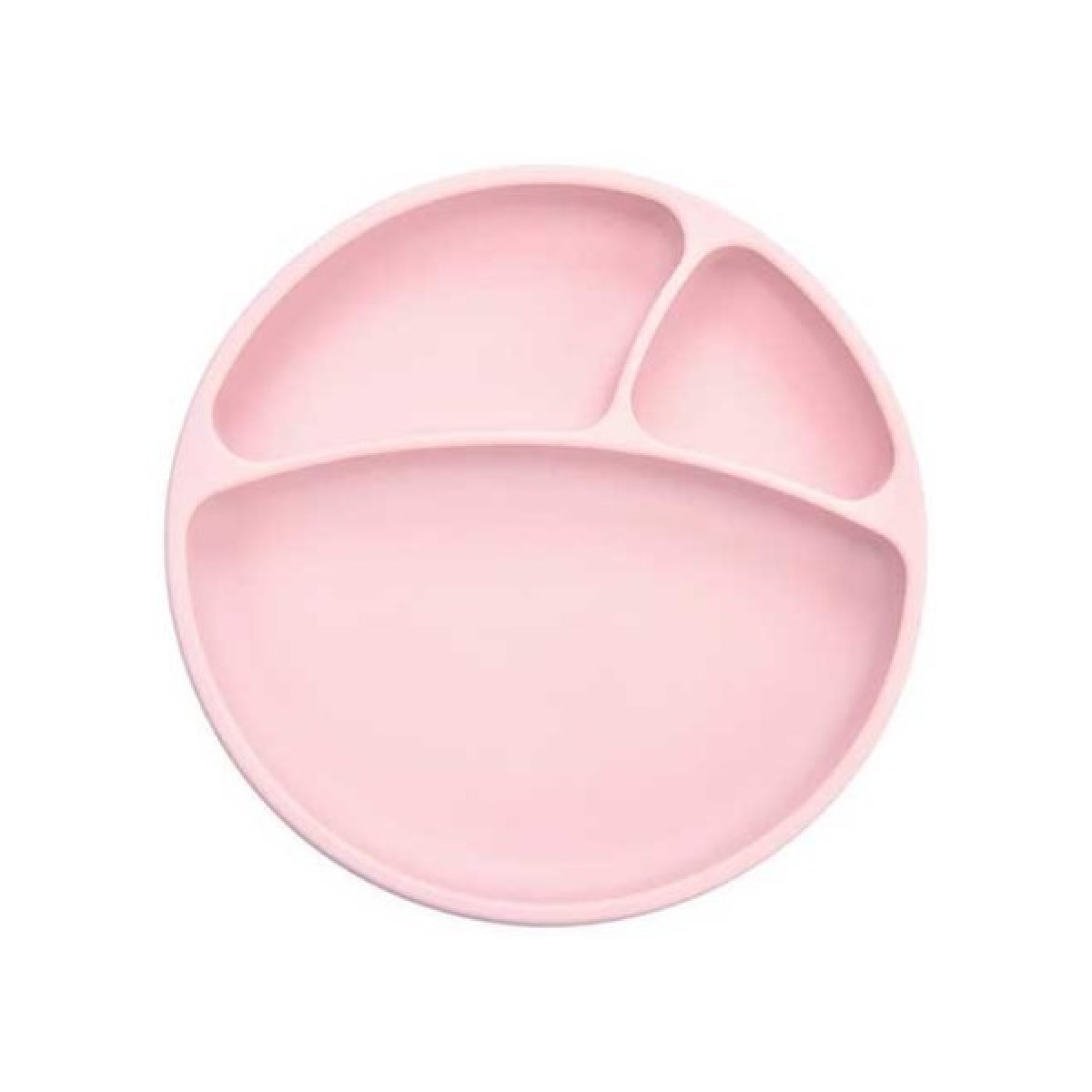 Minikoioi Assiette avec Compartiments Rose