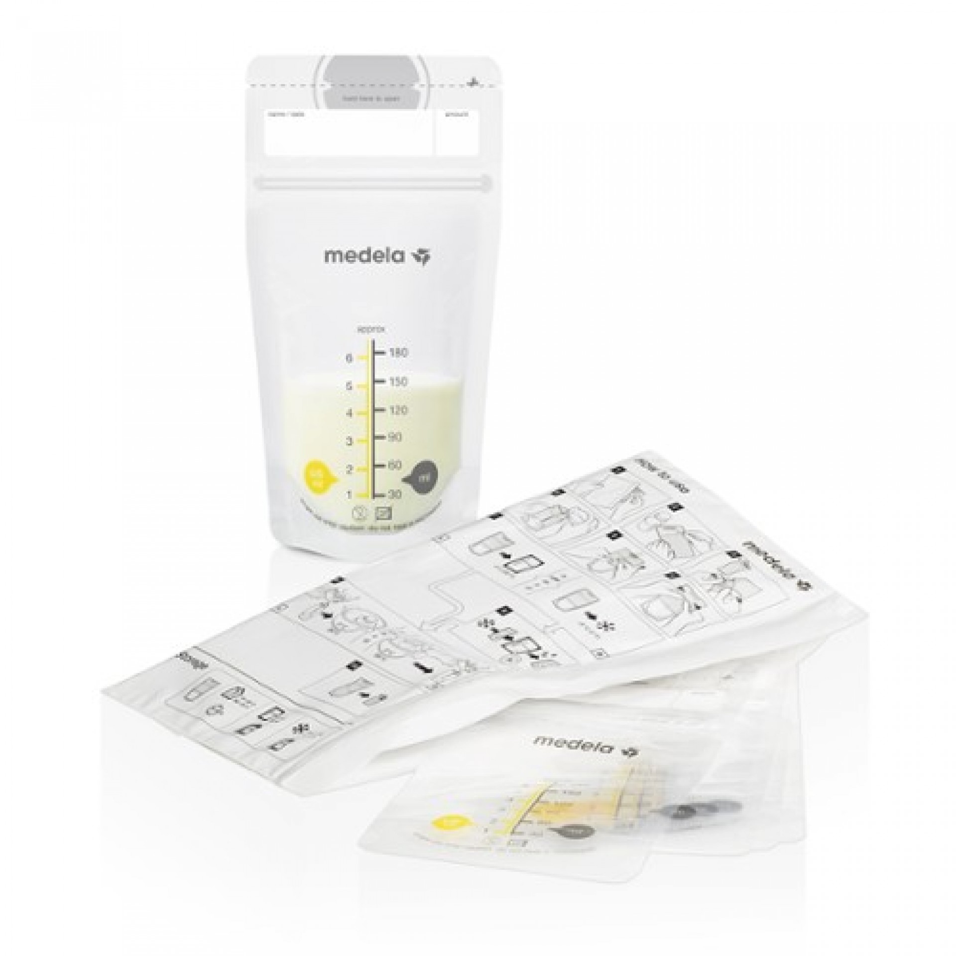 Medela Sachets de Conservation de Lait Maternel 180ml 50 unités