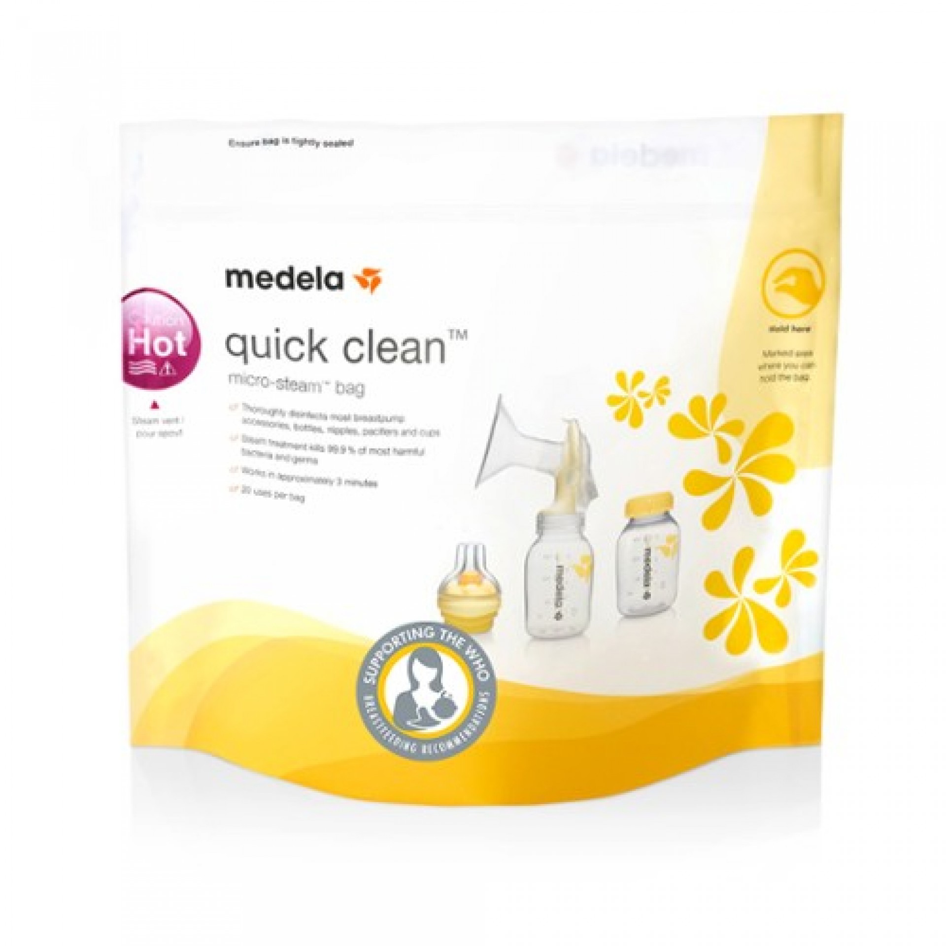 Medela Quick Clean Microwave Sterilization Bags 5 Units
