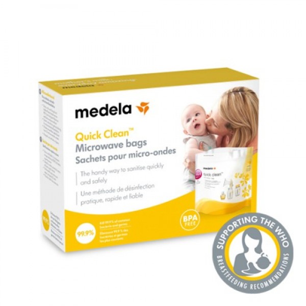 Medela Bolsas de Esterilización para Microondas Quick Clean 5 Unidades Medela Bolsas de Esterilización para Microondas Quick Clean 5 Unidades