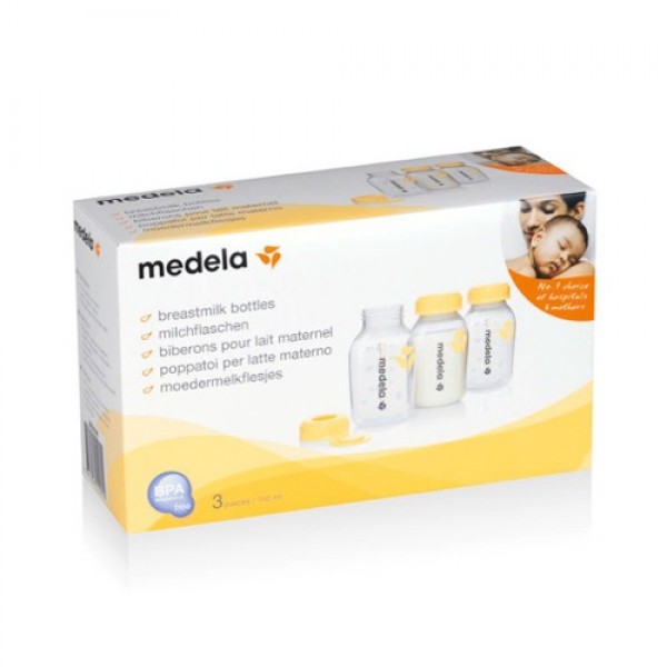 Frascos para Leite Materno 150ml 3 unidades Frascos para Leite Materno 150ml 3 unidades