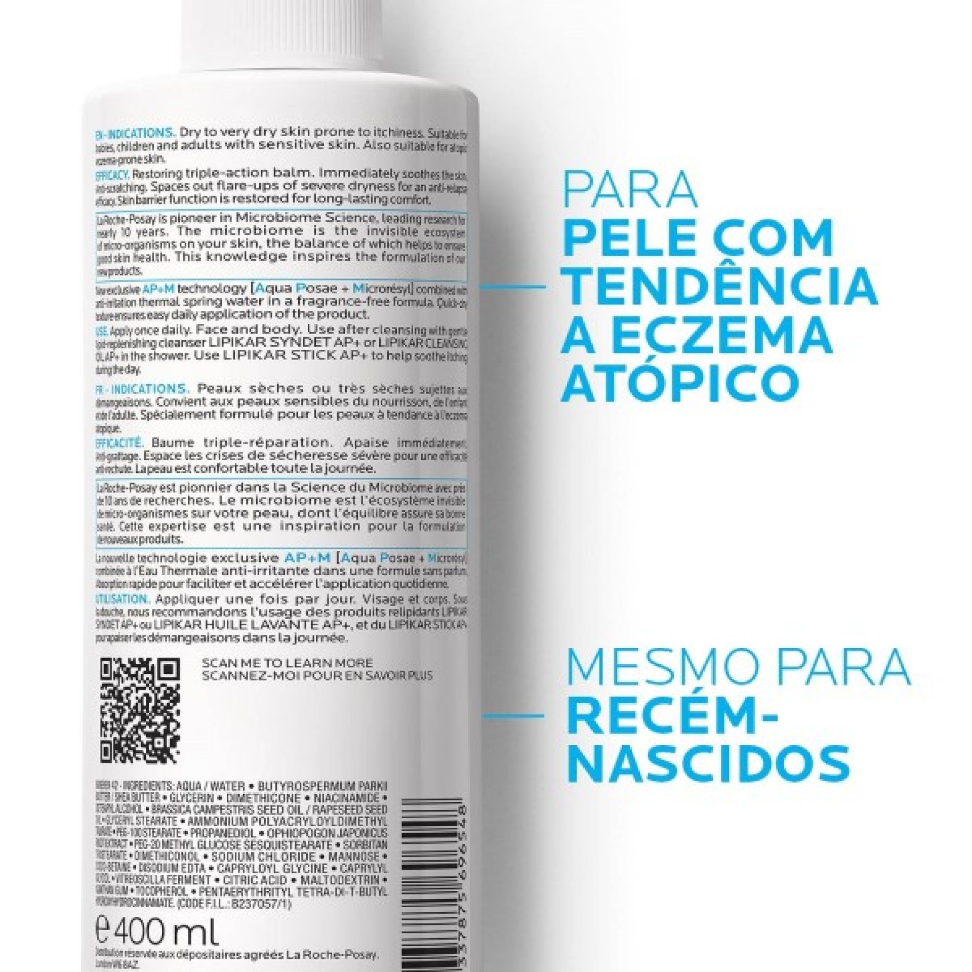 La Roche-Posay Lipikar Baume AP+M 400ml