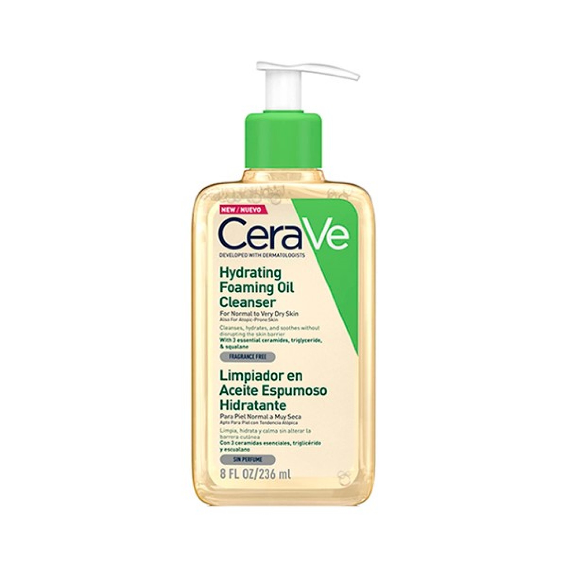 CeraVe Olio Detergente Schiumogeno Idratante 236ml