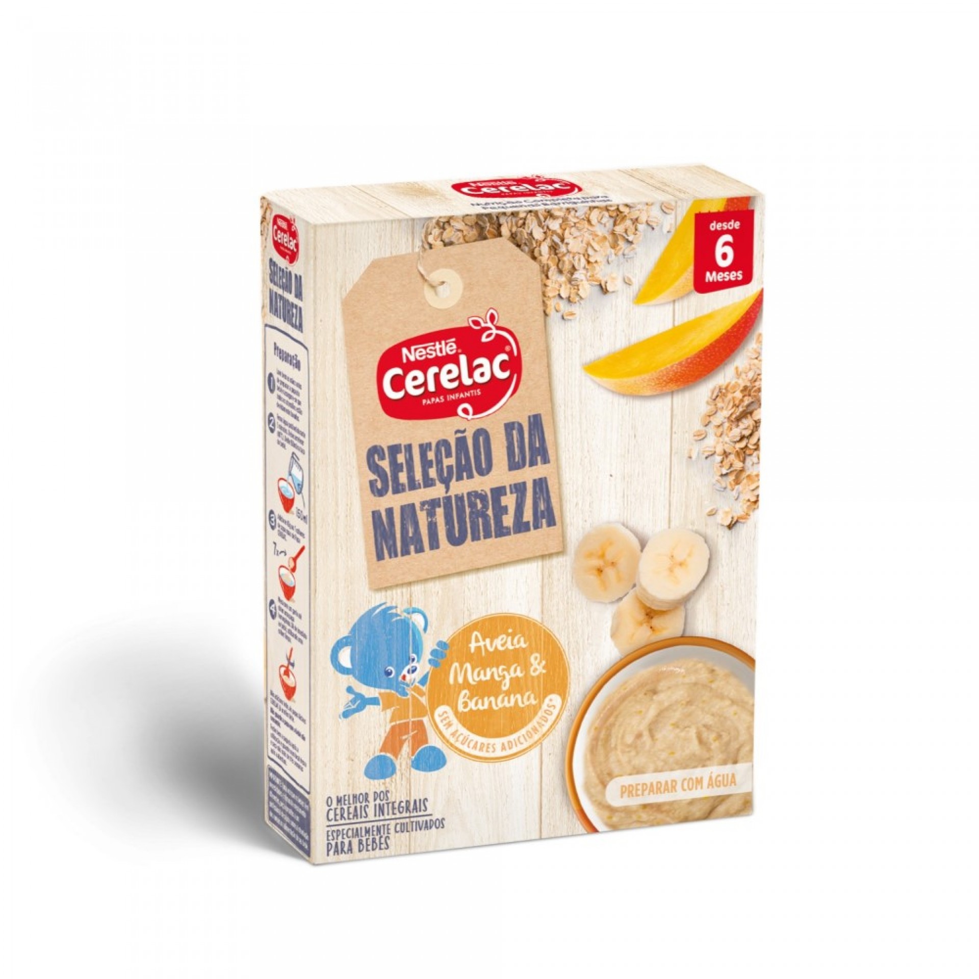 Cerelac Sélection de la Nature Pâtes Alimentaires Laitées Pomme Mangue Banane +6 Mois Emb. 240g