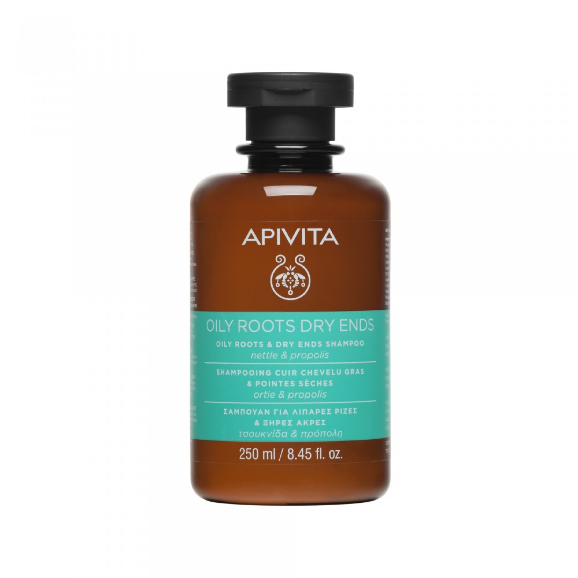 Apivita Champô Couro Cabeludo Oleoso e Pontas Secas 250ml