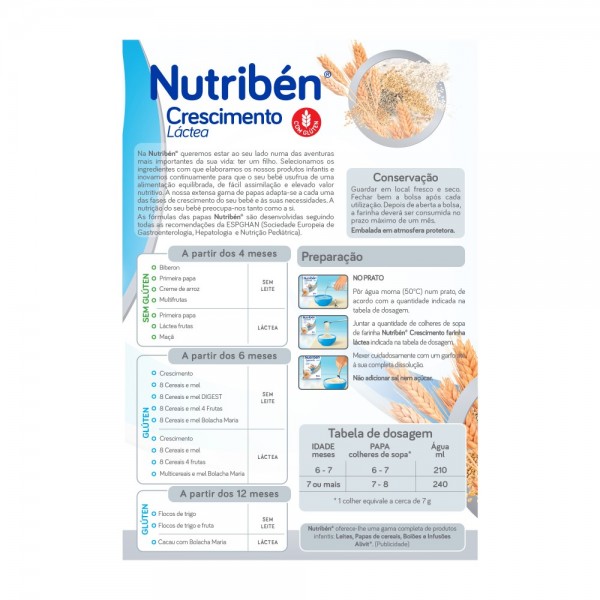 Nutribén Croissance Lait 2 x 300g Nutribén Croissance Lait 2 x 300g