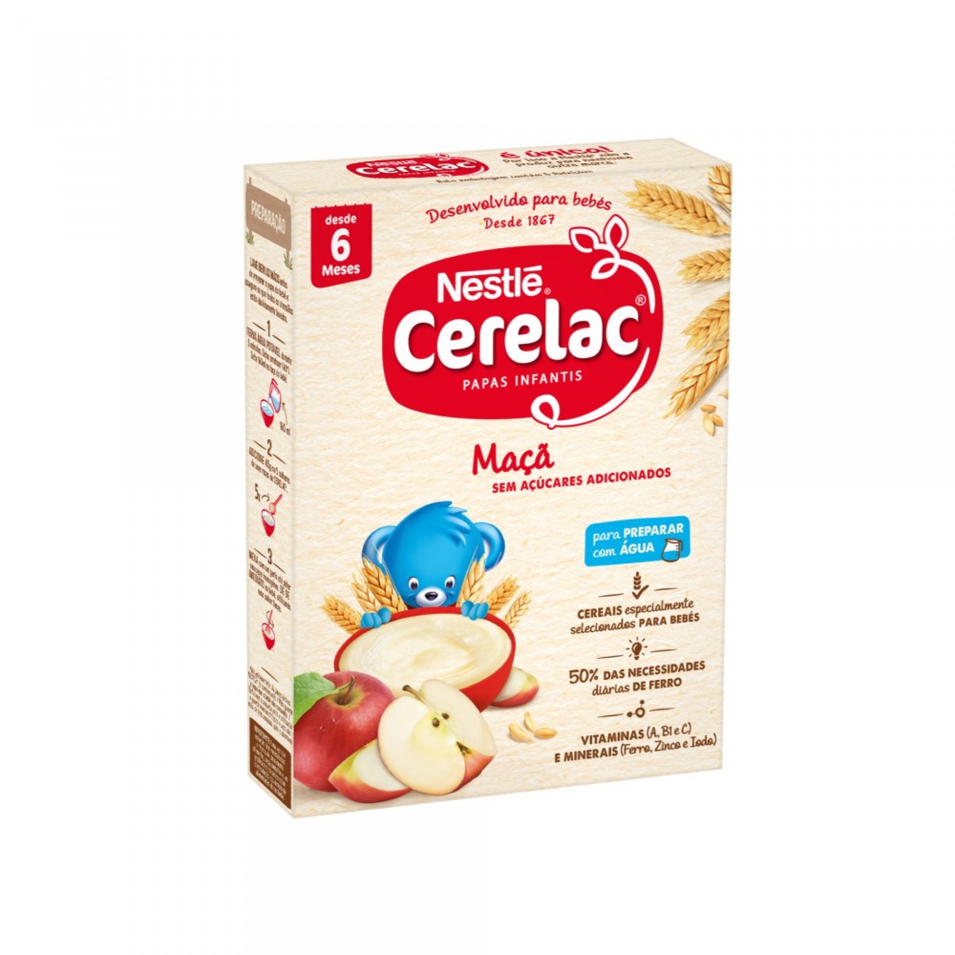 Cerelac Bouillie Infantile Lait Pomme +6 Mois Emb. 250g
